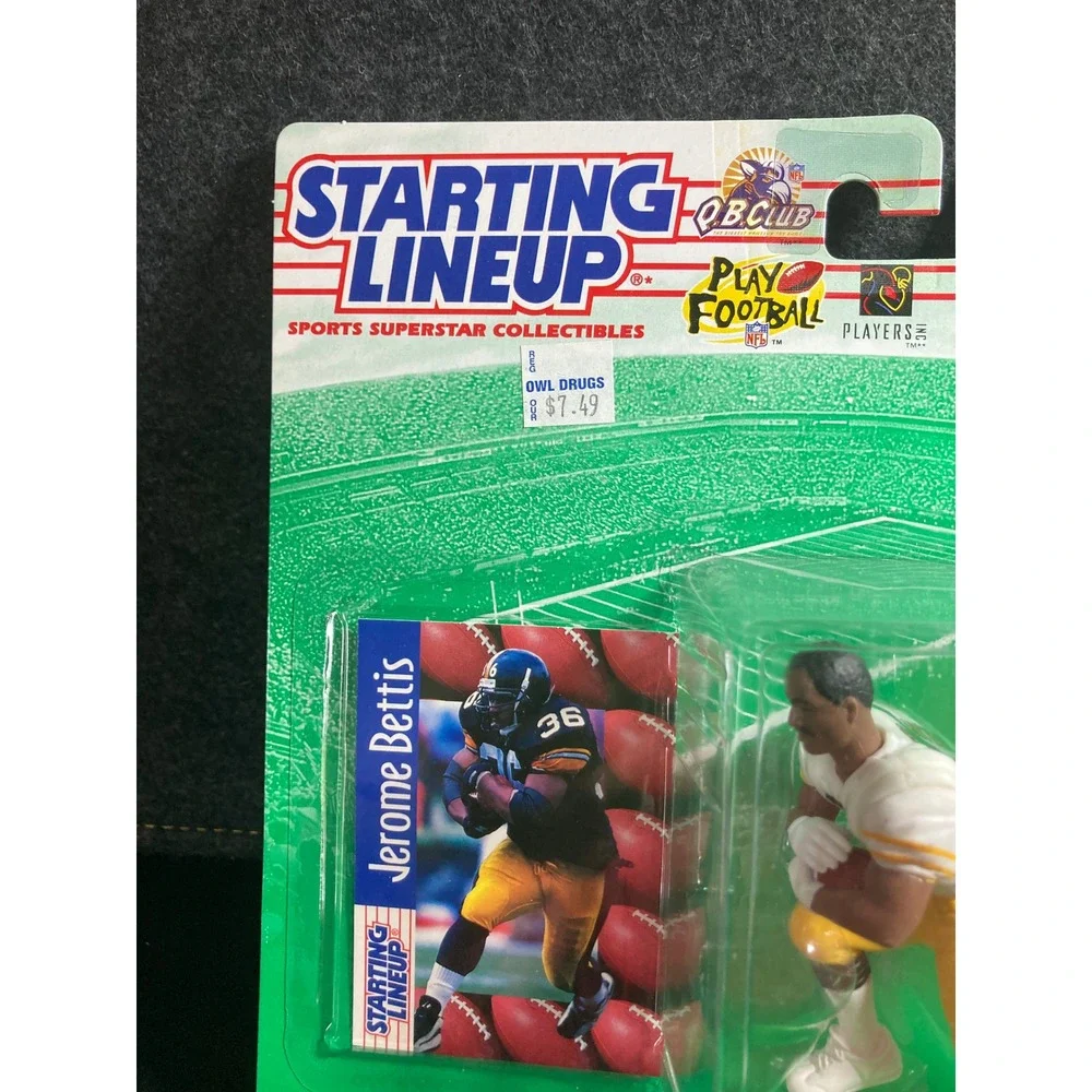 1997 Starting Lineup Jerome Bettis Pittsburgh Steelers Figure Kenner NFL Vintage